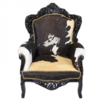 koeienhuid barok fauteuil